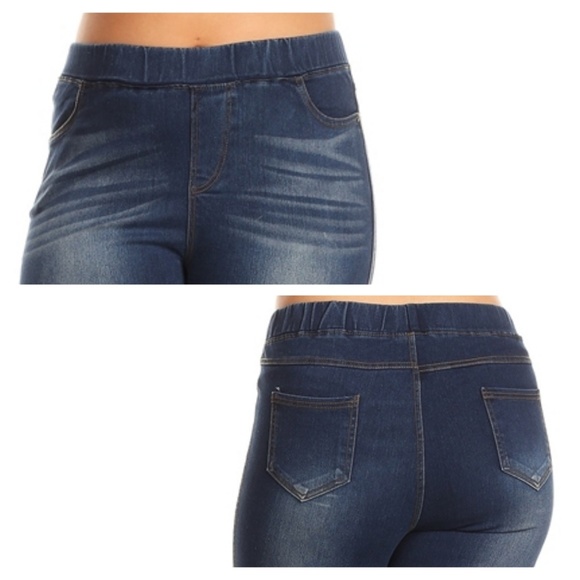 ♦️CLEARANCE♦️(14W) 5🌟Jeggings - Picture 2 of 6